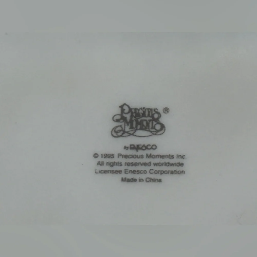 Vintage Enesco Precious Moments May Birthday Trinket Box and Frame- Set of Two - Picture 9 of 11